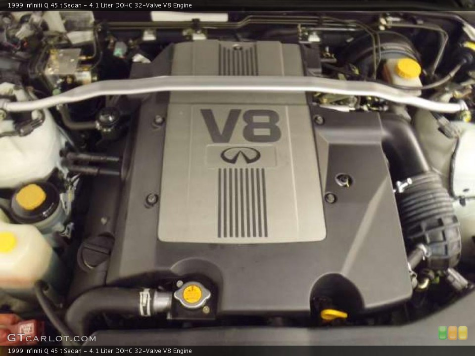 4.1 Liter DOHC 32-Valve V8 1999 Infiniti Q Engine