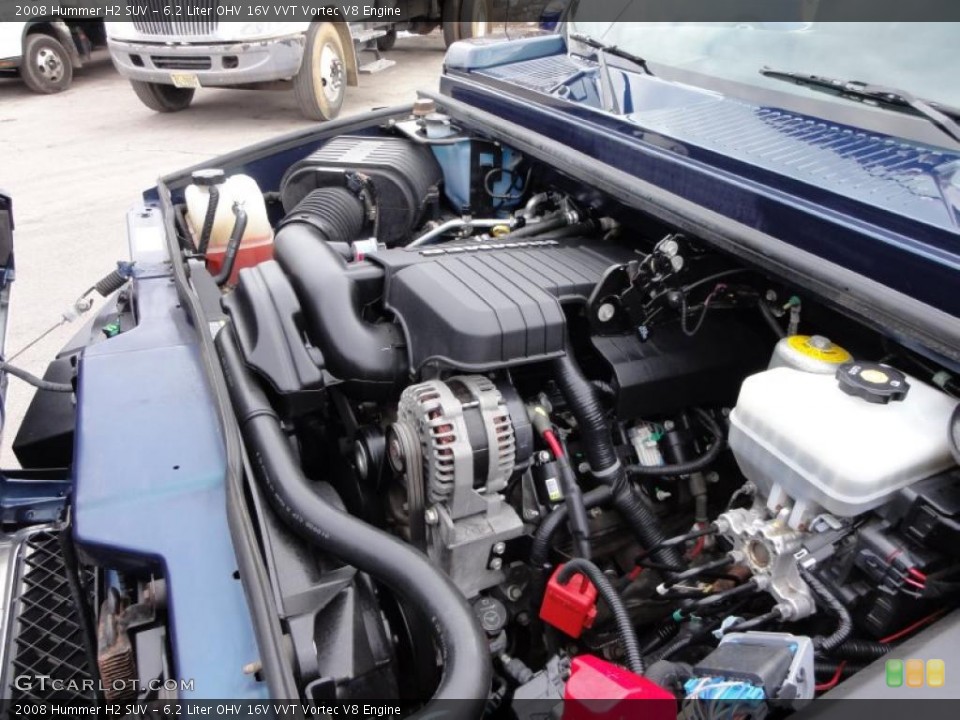 6.2 Liter OHV 16V VVT Vortec V8 Engine for the 2008 Hummer H2 #46040479
