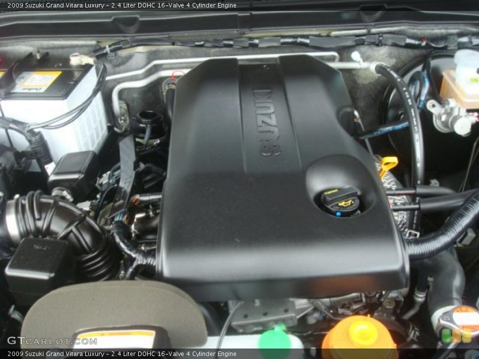2.4 Liter DOHC 16Valve 4 Cylinder 2009 Suzuki Grand Vitara Engine