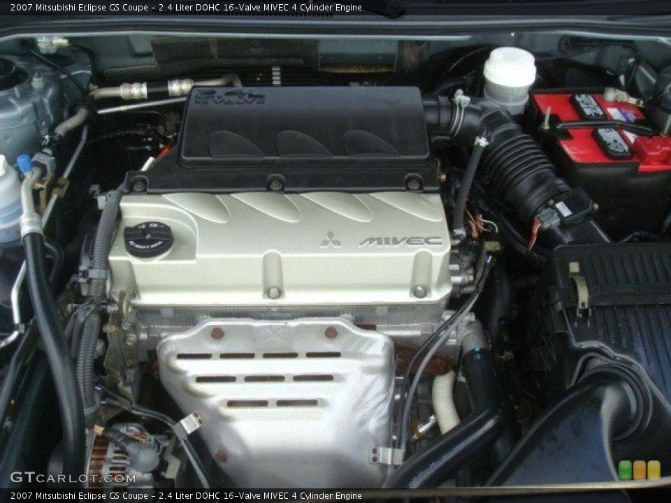 2.4 Liter DOHC 16-Valve MIVEC 4 Cylinder Engine for the 2007 Mitsubishi Eclipse #46043213