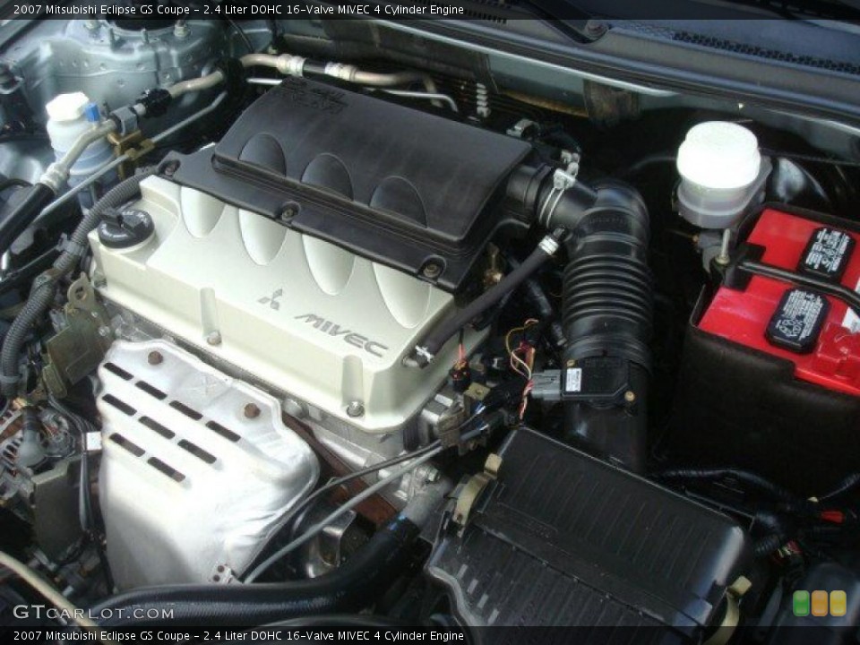 2.4 Liter DOHC 16-Valve MIVEC 4 Cylinder Engine for the 2007 Mitsubishi Eclipse #46043222