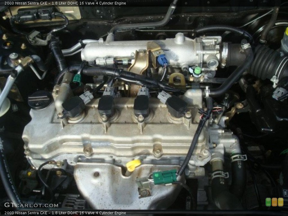 1.8 Liter DOHC 16 Valve 4 Cylinder Engine for the 2003 Nissan Sentra #46043360