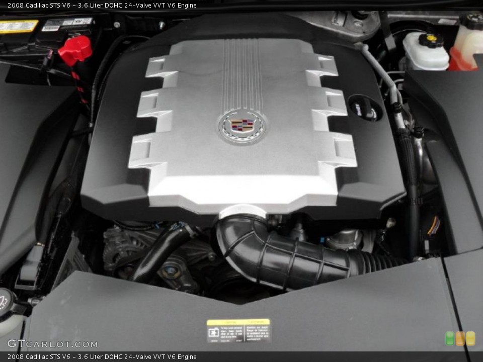 3.6 Liter DOHC 24-Valve VVT V6 Engine for the 2008 Cadillac STS #46062924