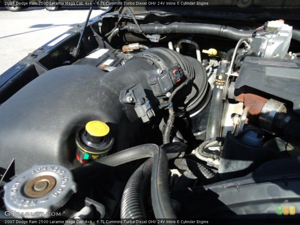 6.7L Cummins Turbo Diesel OHV 24V Inline 6 Cylinder Engine for the 2007 Dodge Ram 2500 #46063602