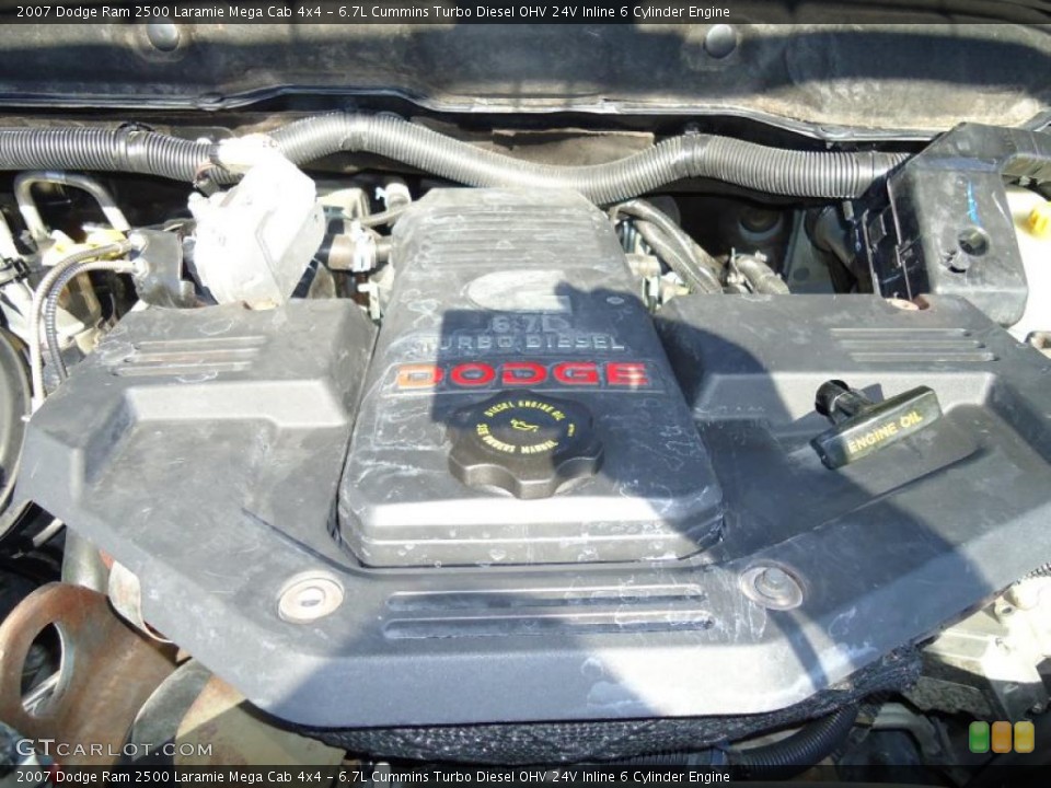 6.7L Cummins Turbo Diesel OHV 24V Inline 6 Cylinder Engine for the 2007 Dodge Ram 2500 #46063617