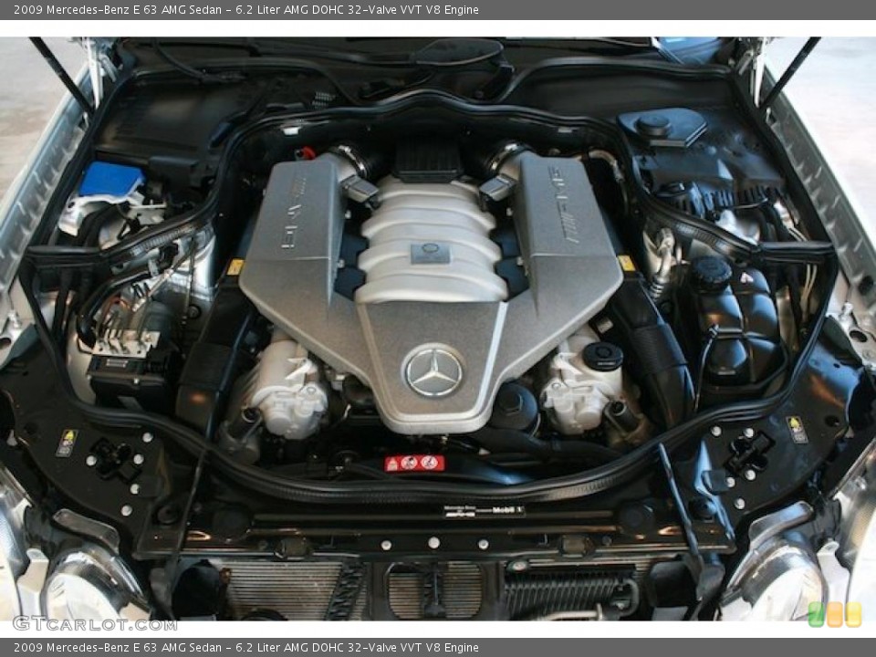 6.2 Liter AMG DOHC 32-Valve VVT V8 Engine for the 2009 Mercedes-Benz E #46064646