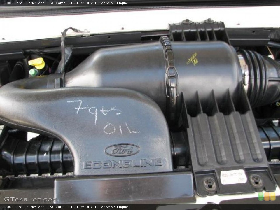 4.2 Liter OHV 12-Valve V6 2002 Ford E Series Van Engine