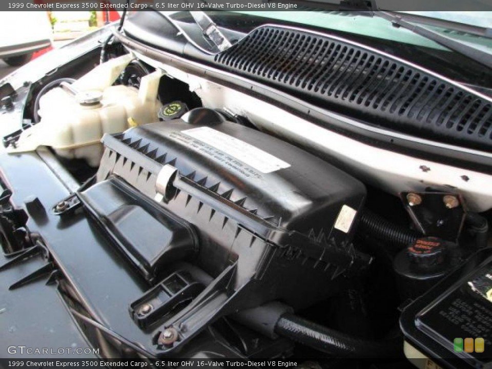 6.5 liter OHV 16-Valve Turbo-Diesel V8 1999 Chevrolet Express Engine