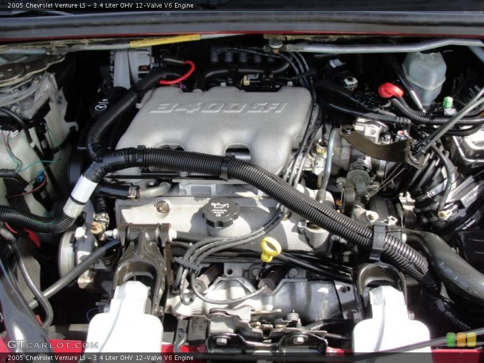 3.4 Liter OHV 12-Valve V6 Engine for the 2005 Chevrolet Venture #46073607