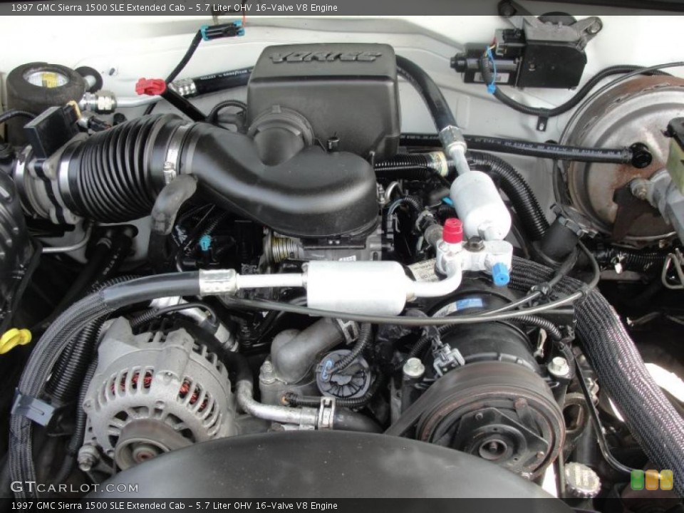 5.7 Liter OHV 16-Valve V8 Engine for the 1997 GMC Sierra 1500 #46075871