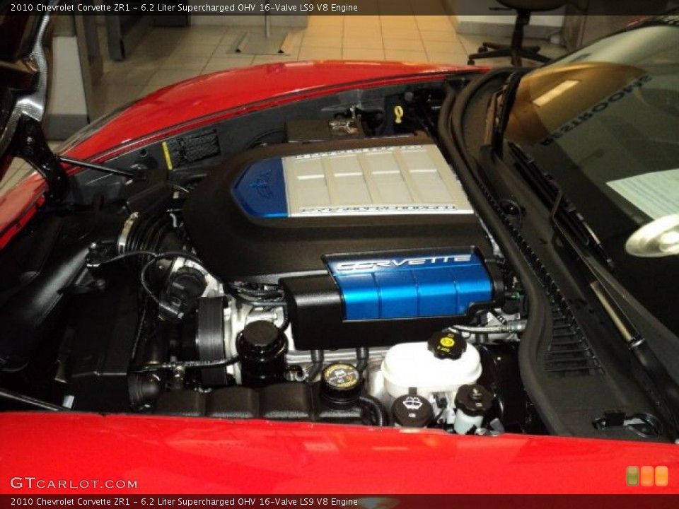 6.2 Liter Supercharged OHV 16-Valve LS9 V8 Engine for the 2010 Chevrolet Corvette #46082793