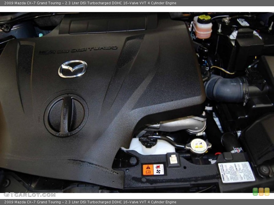 2.3 Liter DISI Turbocharged DOHC 16-Valve VVT 4 Cylinder 2009 Mazda CX-7 Engine