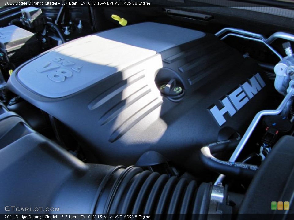 5.7 Liter HEMI OHV 16-Valve VVT MDS V8 Engine for the 2011 Dodge Durango #46087469