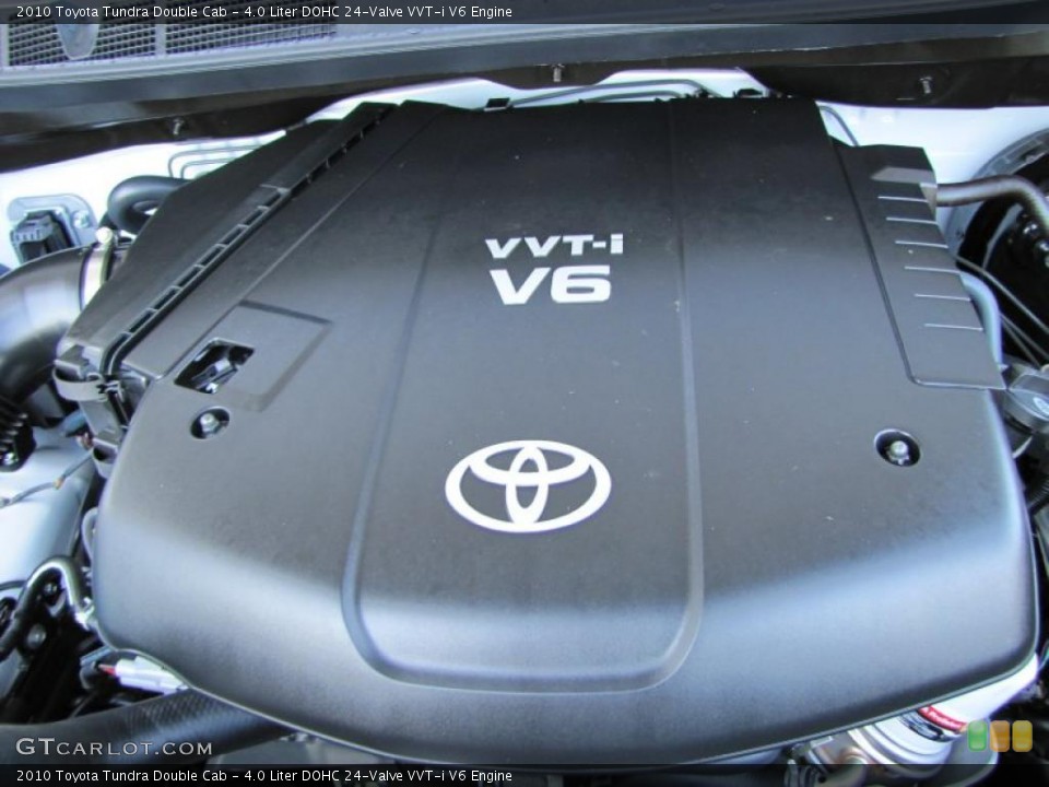 4.0 Liter DOHC 24-Valve VVT-i V6 2010 Toyota Tundra Engine