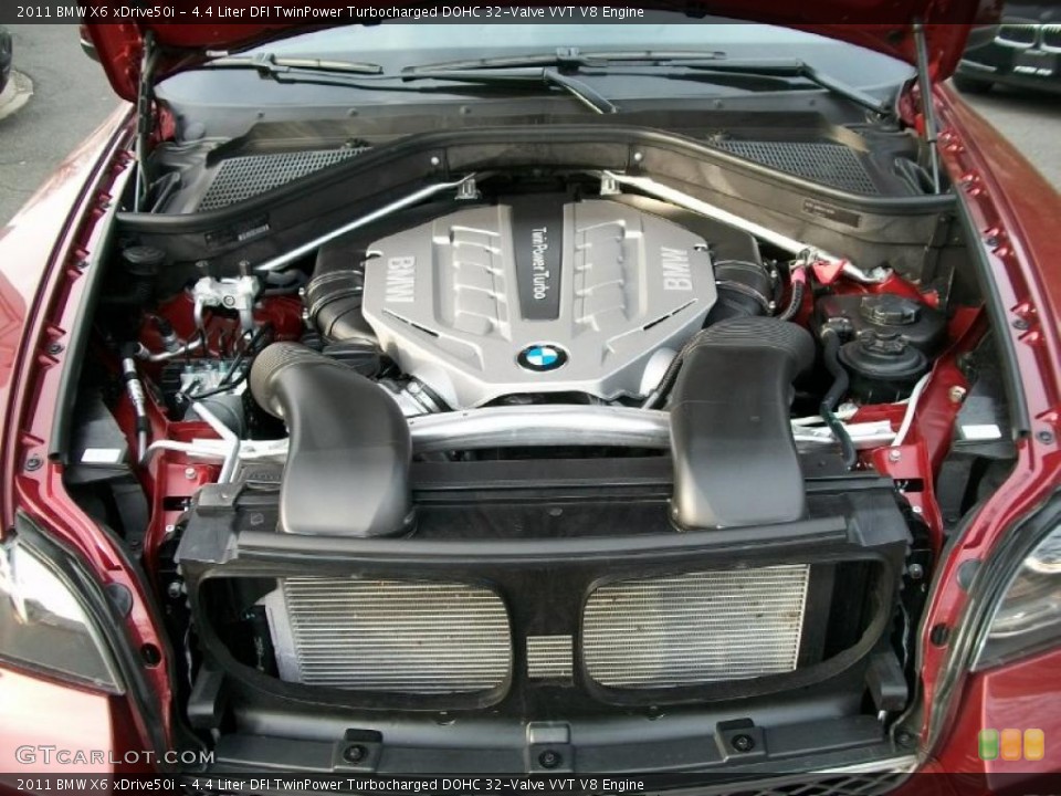4.4 Liter DFI TwinPower Turbocharged DOHC 32-Valve VVT V8 Engine for the 2011 BMW X6 #46097159