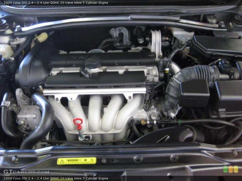 2.4 Liter DOHC 20 Valve Inline 5 Cylinder Engine for the 2004 Volvo S60 #46099580