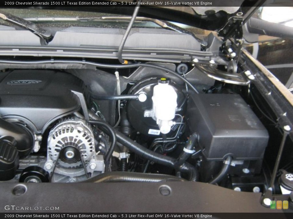 5.3 Liter Flex-Fuel OHV 16-Valve Vortec V8 Engine for the 2009 Chevrolet Silverado 1500 #46100081