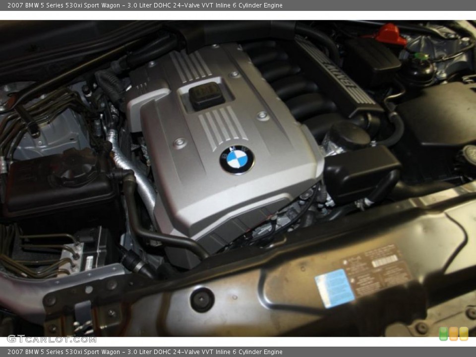 3.0 Liter DOHC 24-Valve VVT Inline 6 Cylinder Engine for the 2007 BMW 5 Series #46105241