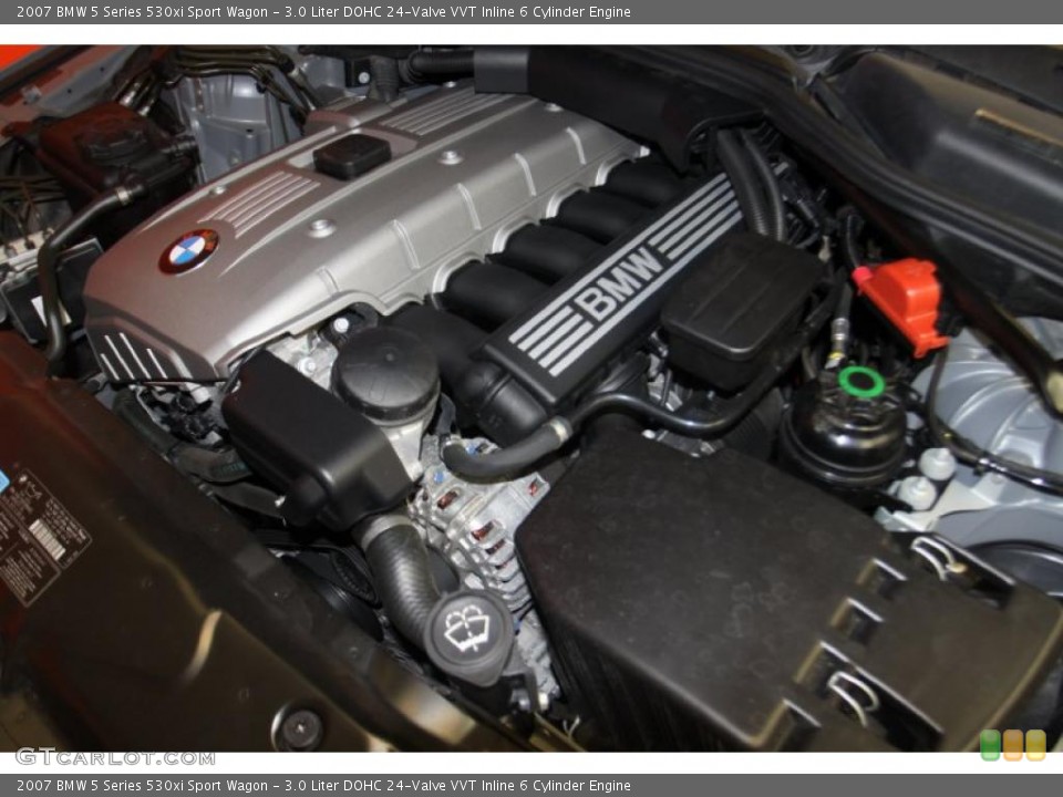 3.0 Liter DOHC 24-Valve VVT Inline 6 Cylinder Engine for the 2007 BMW 5 Series #46105262
