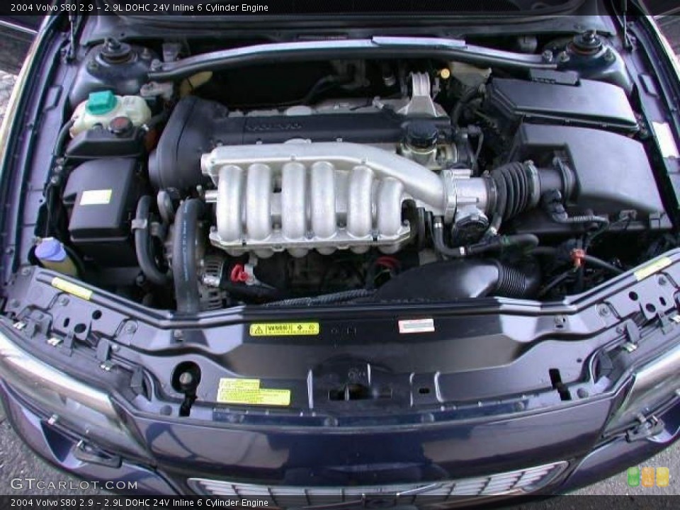 2.9L DOHC 24V Inline 6 Cylinder 2004 Volvo S80 Engine