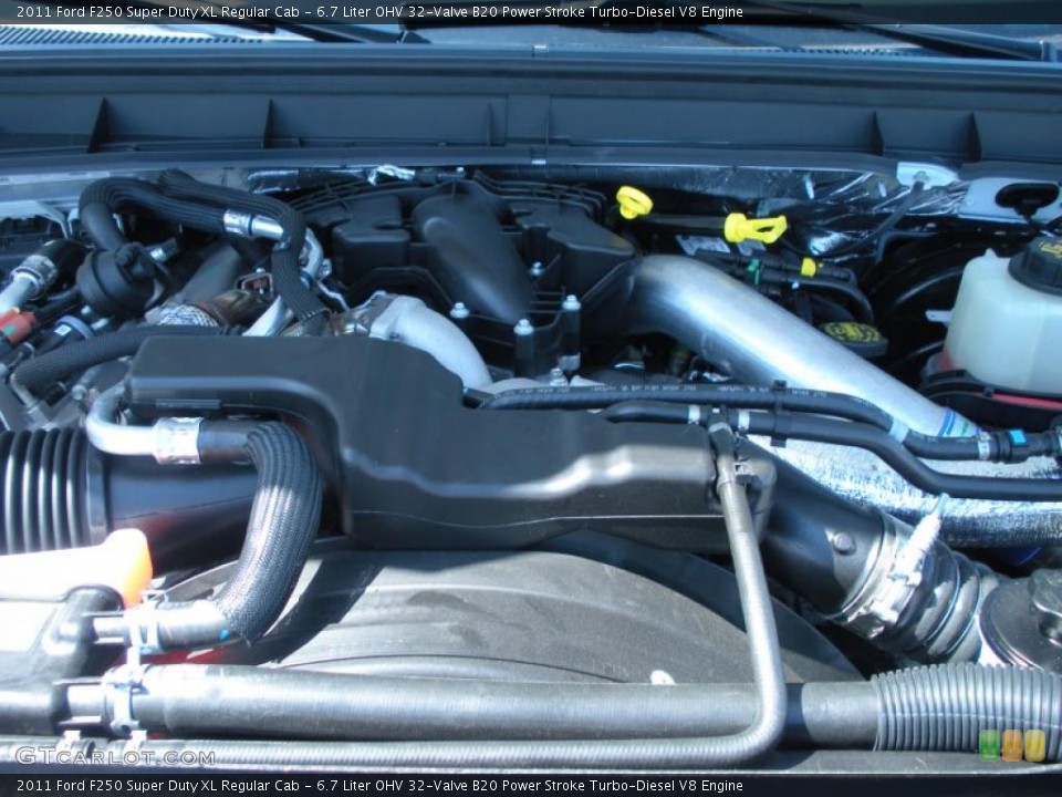 6.7 Liter OHV 32-Valve B20 Power Stroke Turbo-Diesel V8 Engine for the 2011 Ford F250 Super Duty #46105907