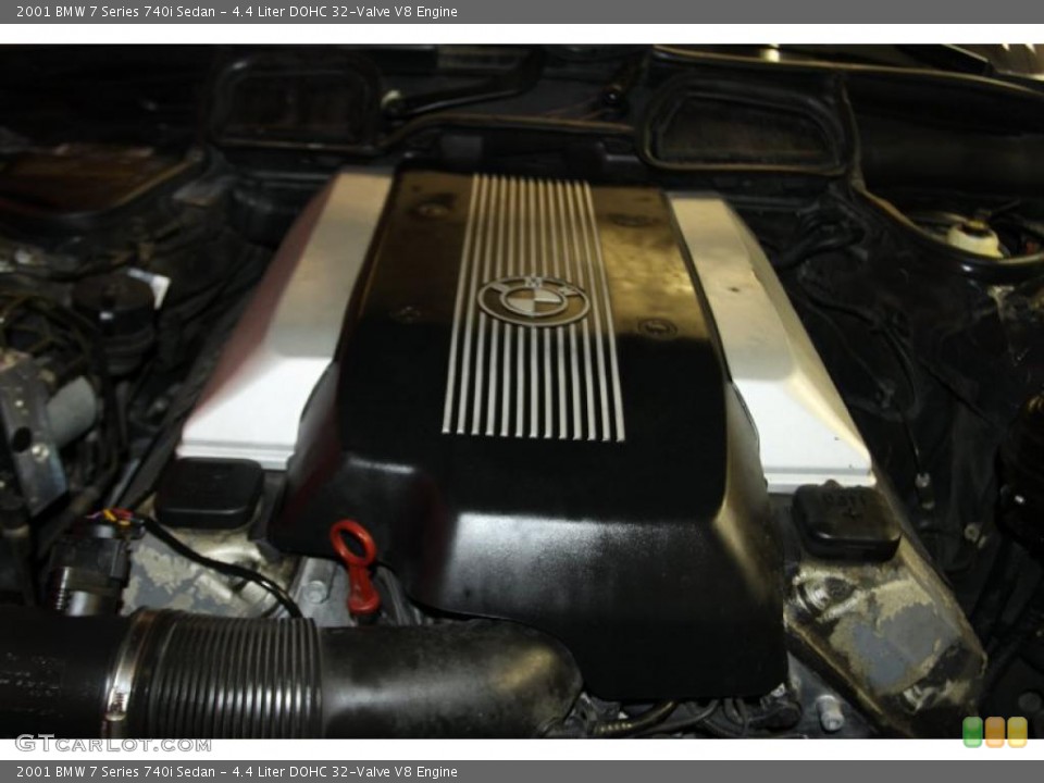 4.4 Liter DOHC 32-Valve V8 Engine for the 2001 BMW 7 Series #46106849