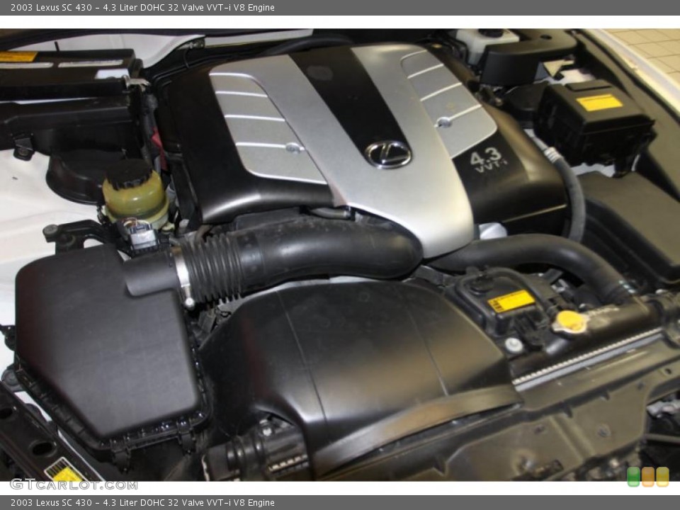 4.3 Liter DOHC 32 Valve VVT-i V8 Engine for the 2003 Lexus SC #46107560