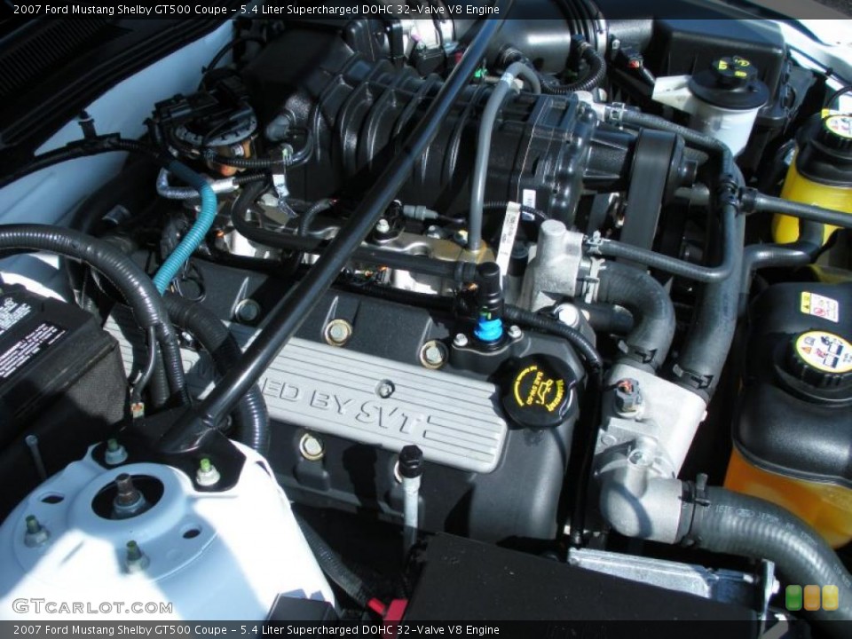 5.4 Liter Supercharged DOHC 32-Valve V8 Engine for the 2007 Ford Mustang #46108226