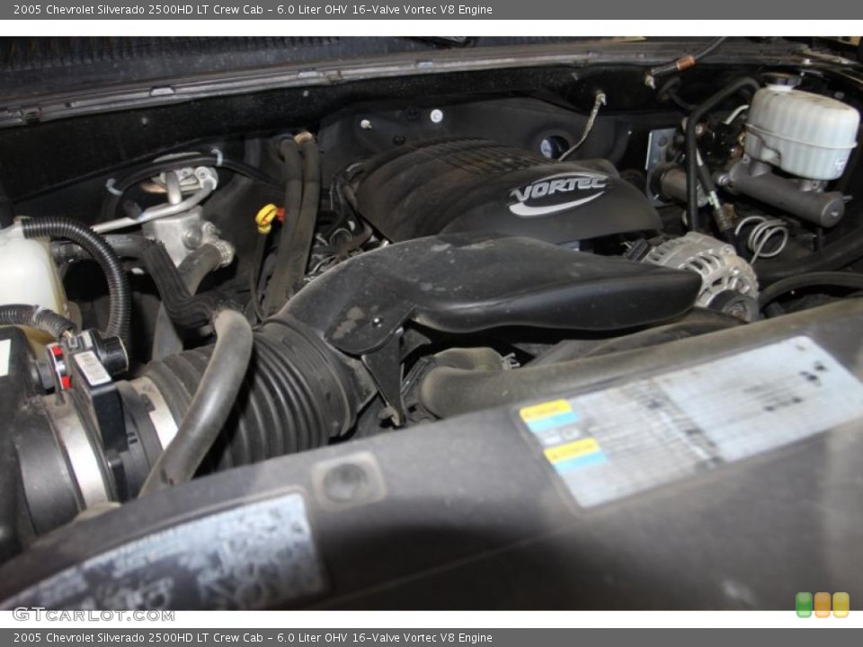 6.0 Liter OHV 16-Valve Vortec V8 Engine for the 2005 Chevrolet Silverado 2500HD #46109909