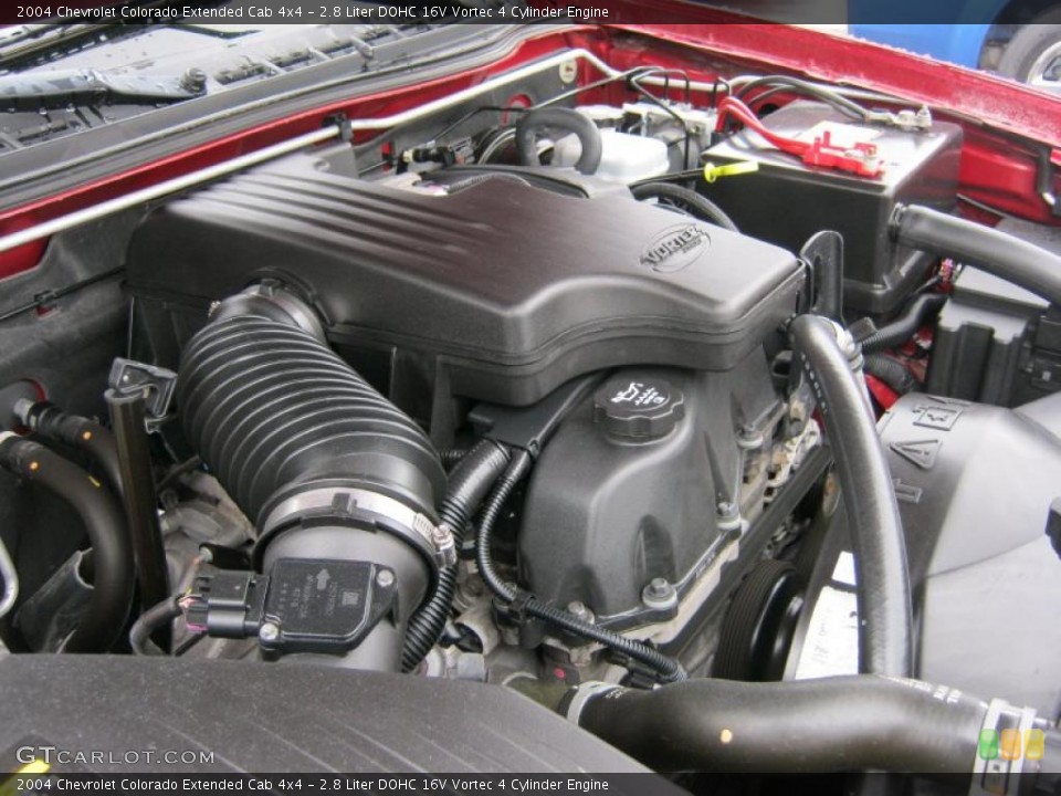 2.8 Liter DOHC 16V Vortec 4 Cylinder Engine for the 2004 Chevrolet Colorado #46113512