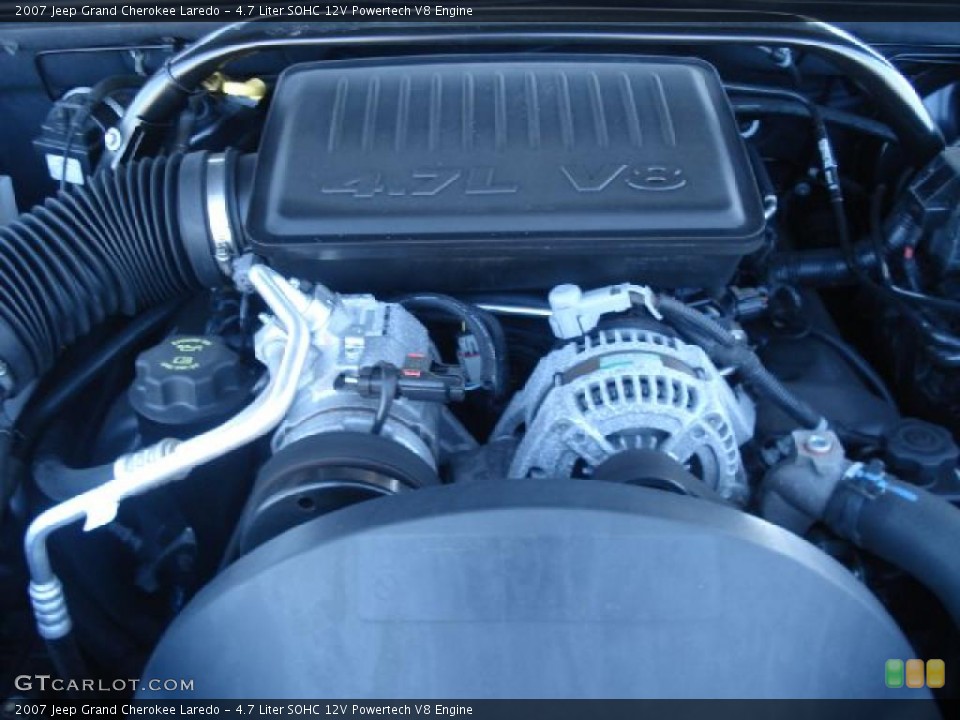 4.7 Liter SOHC 12V Powertech V8 Engine for the 2007 Jeep Grand Cherokee #46116938