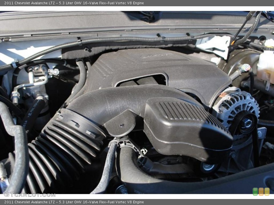 5.3 Liter OHV 16-Valve Flex-Fuel Vortec V8 Engine for the 2011 Chevrolet Avalanche #46118180