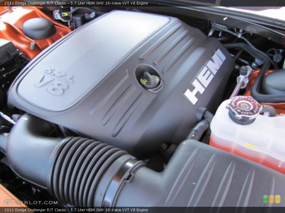 5.7 Liter HEMI OHV 16-Valve VVT V8 Engine for the 2011 Dodge Challenger #46121423