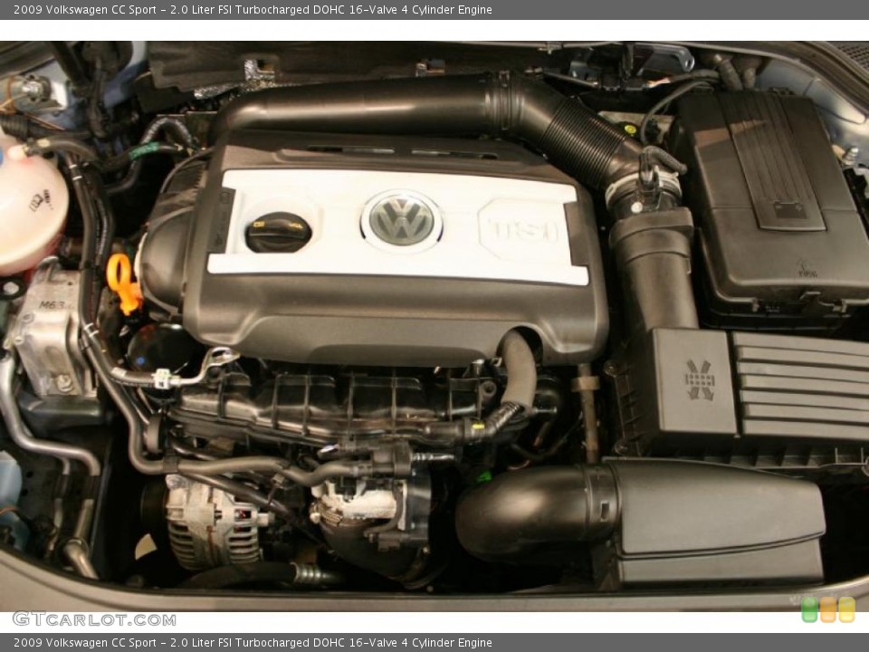 2.0 Liter FSI Turbocharged DOHC 16-Valve 4 Cylinder Engine for the 2009 Volkswagen CC #46124010