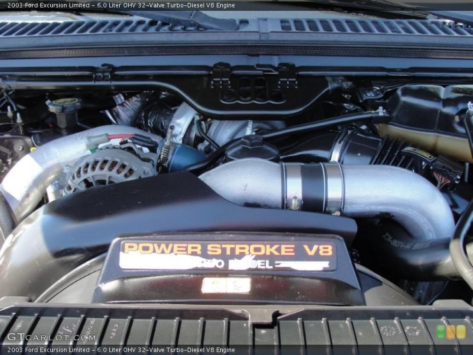 6.0 Liter OHV 32-Valve Turbo-Diesel V8 Engine for the 2003 Ford Excursion #46128643