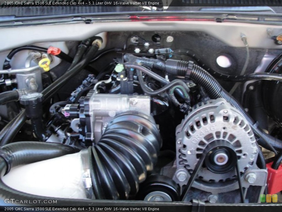 5.3 Liter OHV 16-Valve Vortec V8 Engine for the 2005 GMC Sierra 1500 #46129351