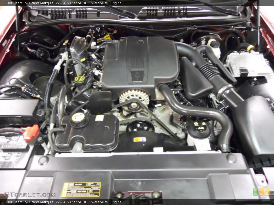 4.6 Liter SOHC 16-Valve V8 Engine for the 2006 Mercury Grand Marquis #46131724