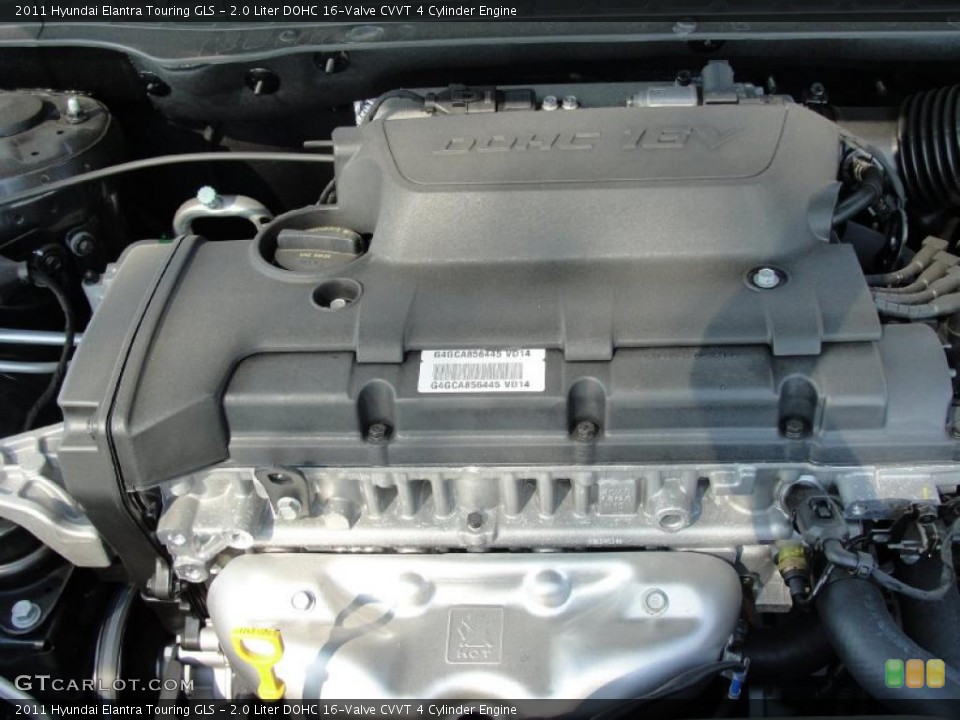 2.0 Liter DOHC 16-Valve CVVT 4 Cylinder Engine for the 2011 Hyundai Elantra #46141336