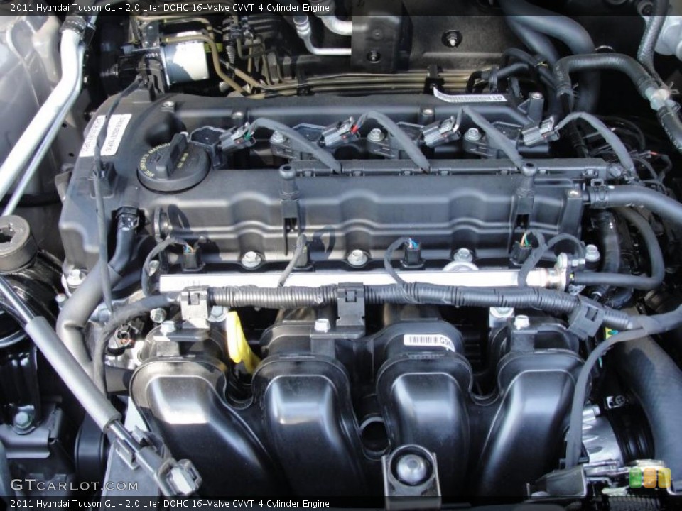 2.0 Liter DOHC 16-Valve CVVT 4 Cylinder Engine for the 2011 Hyundai Tucson #46142482