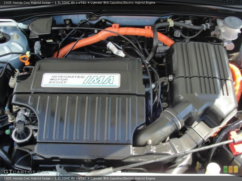 1.3L SOHC 8V i-VTEC 4 Cylinder IMA Gasoline/Electric Hybrid Engine for the 2005 Honda Civic #46144033