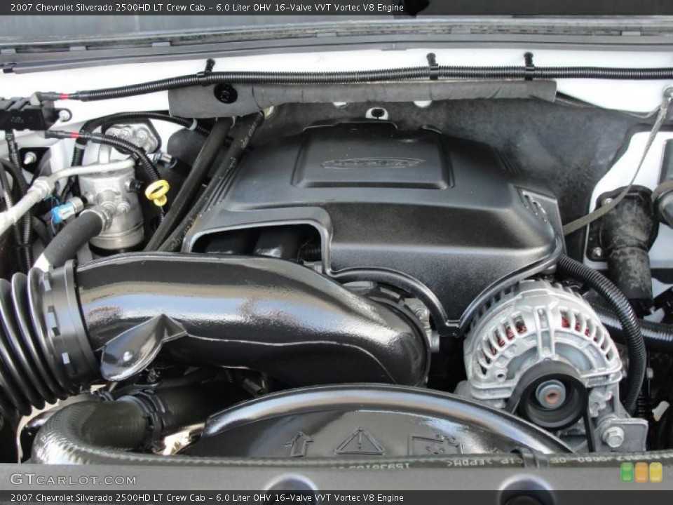 6.0 Liter OHV 16-Valve VVT Vortec V8 Engine for the 2007 Chevrolet Silverado 2500HD #46144600