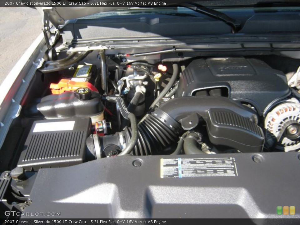 5.3L Flex Fuel OHV 16V Vortec V8 Engine for the 2007 Chevrolet Silverado 1500 #46153468