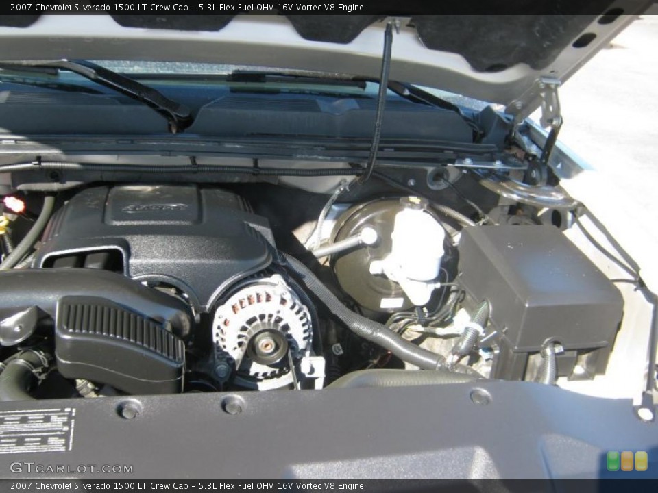 5.3L Flex Fuel OHV 16V Vortec V8 Engine for the 2007 Chevrolet Silverado 1500 #46153474