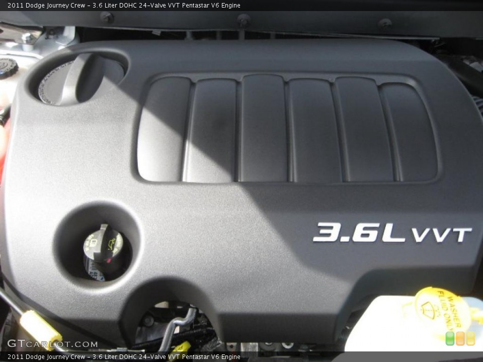 3.6 Liter DOHC 24-Valve VVT Pentastar V6 Engine for the 2011 Dodge Journey #46161795