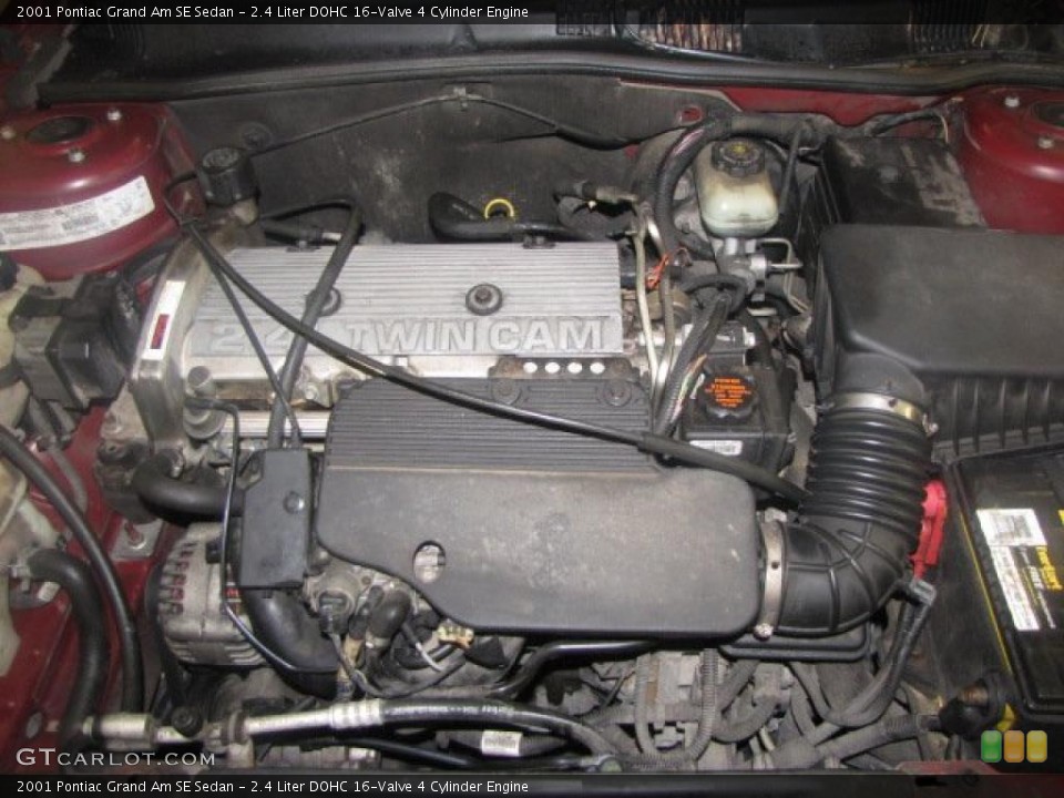2.4 Liter DOHC 16-Valve 4 Cylinder Engine for the 2001 Pontiac Grand Am #46172199