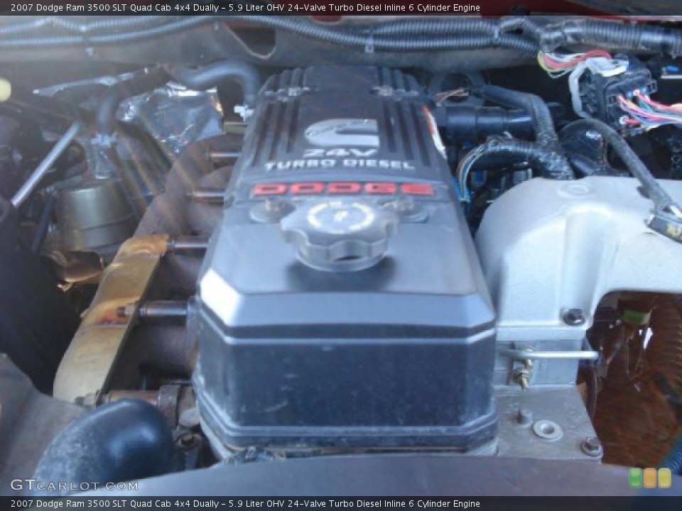 5.9 Liter OHV 24-Valve Turbo Diesel Inline 6 Cylinder Engine for the 2007 Dodge Ram 3500 #46174173