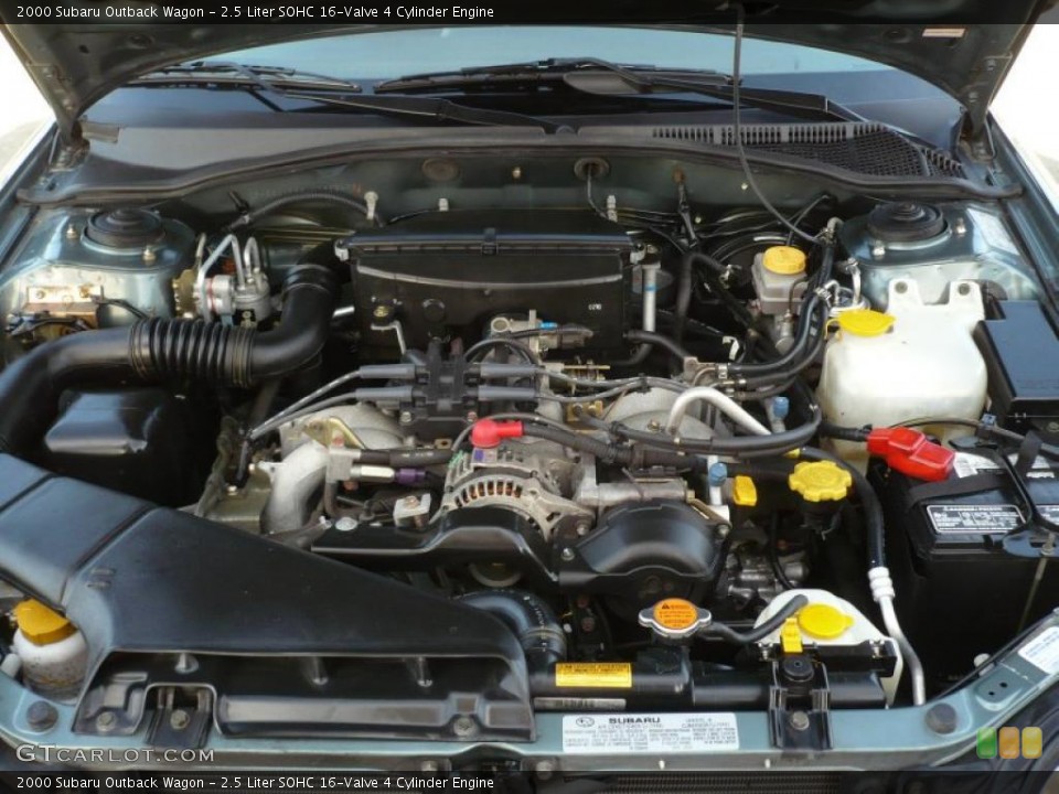 2.5 Liter SOHC 16-Valve 4 Cylinder Engine for the 2000 Subaru Outback #46181469