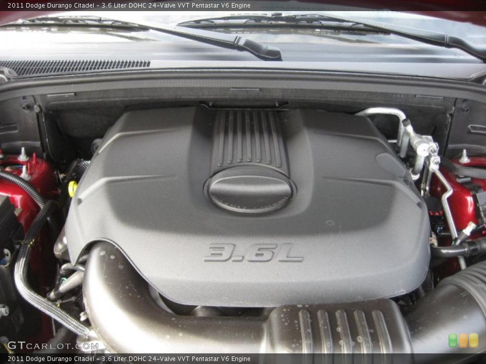 3.6 Liter DOHC 24-Valve VVT Pentastar V6 Engine for the 2011 Dodge Durango #46192277