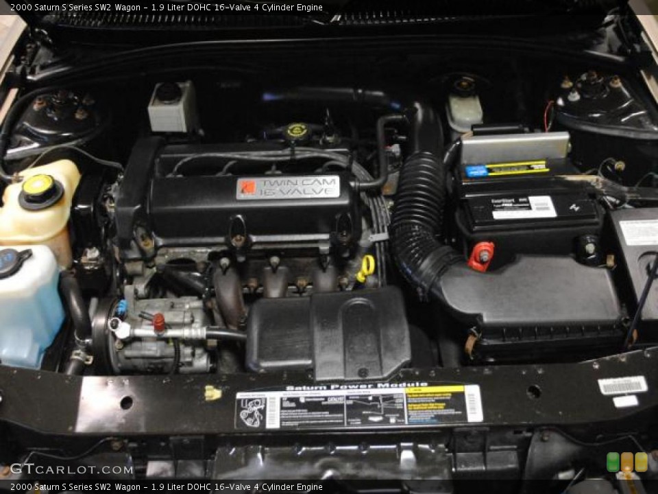 1.9 Liter DOHC 16-Valve 4 Cylinder Engine for the 2000 Saturn S Series #46192979