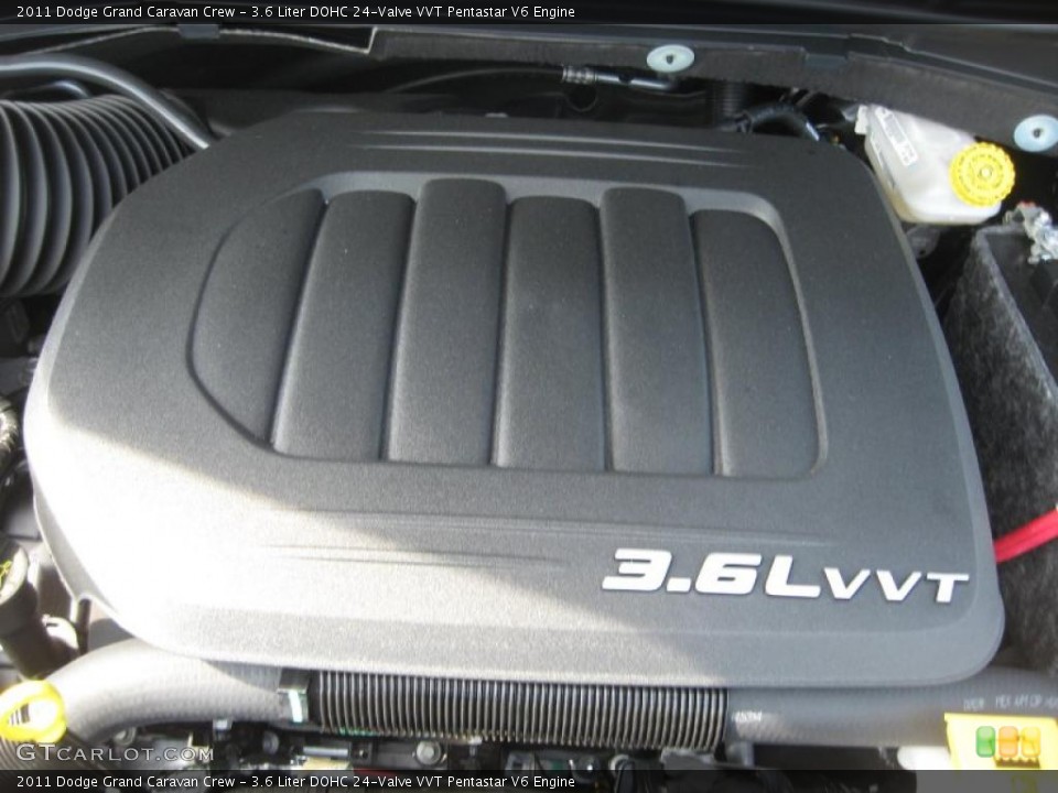 3.6 Liter DOHC 24-Valve VVT Pentastar V6 Engine for the 2011 Dodge Grand Caravan #46193729